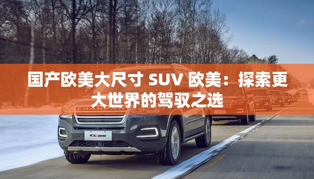 国产欧美大尺寸 SUV 欧美：探索更大世界的驾驭之选