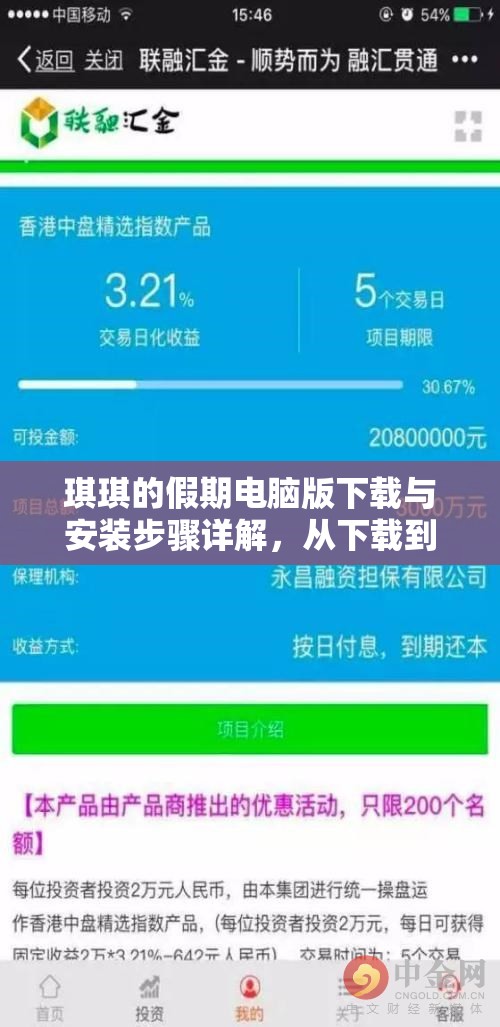 琪琪的假期电脑版下载与安装步骤详解，从下载到畅玩一站式指南