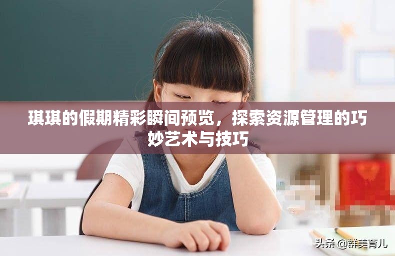 琪琪的假期精彩瞬间预览，探索资源管理的巧妙艺术与技巧