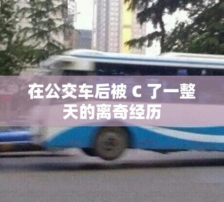 在公交车后被 C 了一整天的离奇经历