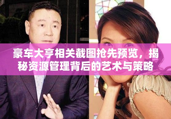 豪车大亨相关截图抢先预览，揭秘资源管理背后的艺术与策略