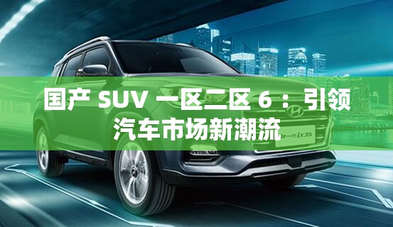 国产 SUV 一区二区 6 ：引领汽车市场新潮流