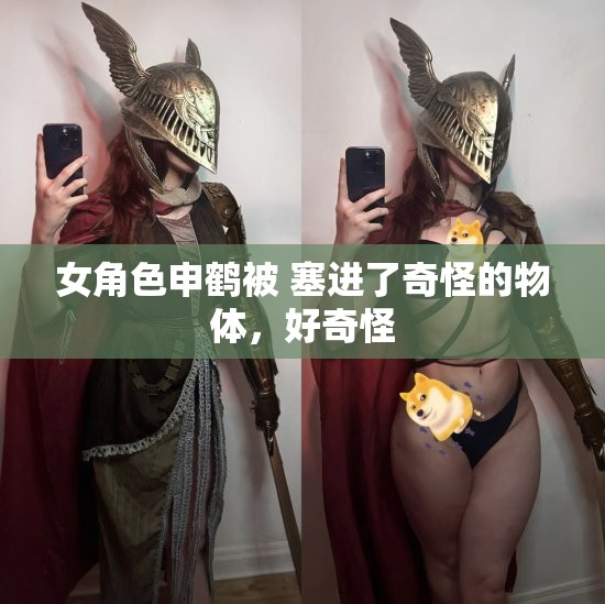 女角色申鹤被 塞进了奇怪的物体，好奇怪