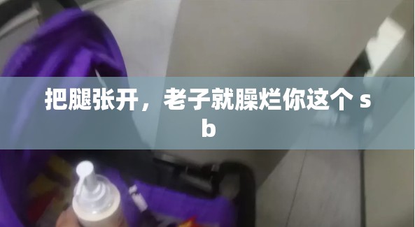 把腿张开，老子就臊烂你这个 sb