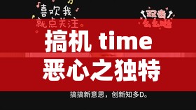 搞机 time 恶心之独特视角解读与探讨