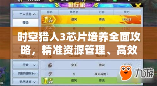 时空猎人3芯片培养全面攻略，精准资源管理、高效利用策略及防浪费指南