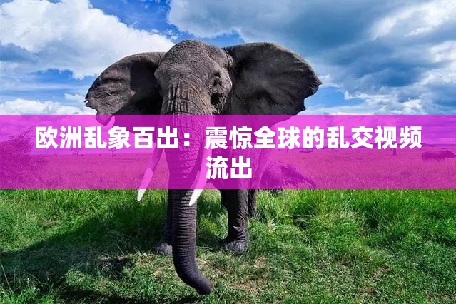 欧洲乱象百出：震惊全球的乱交视频流出