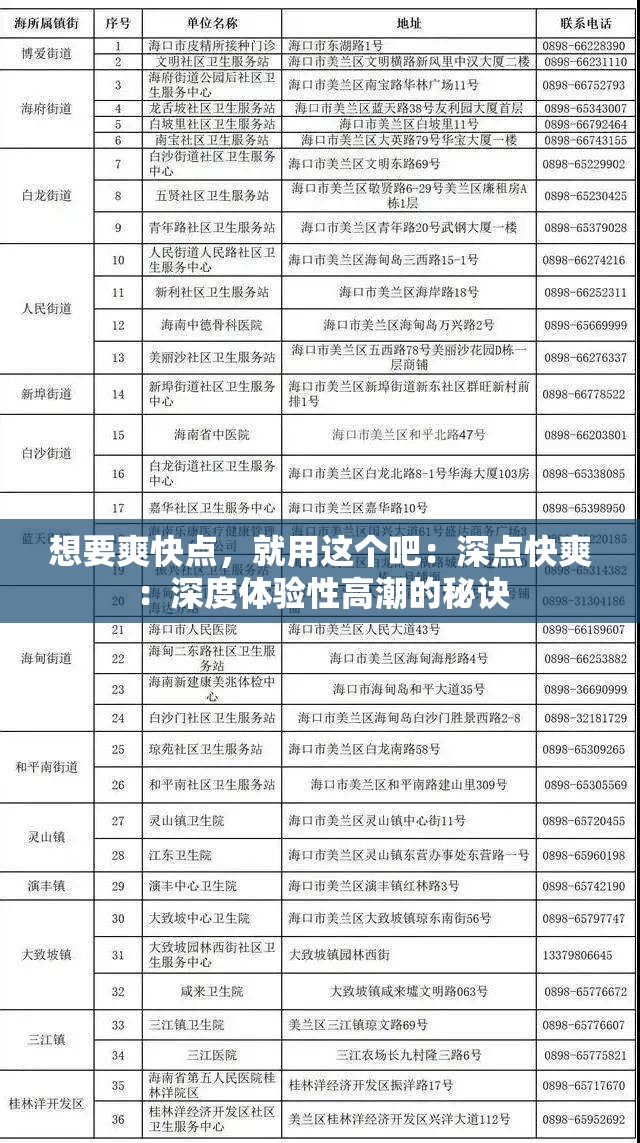 想要爽快点，就用这个吧：深点快爽：深度体验性高潮的秘诀