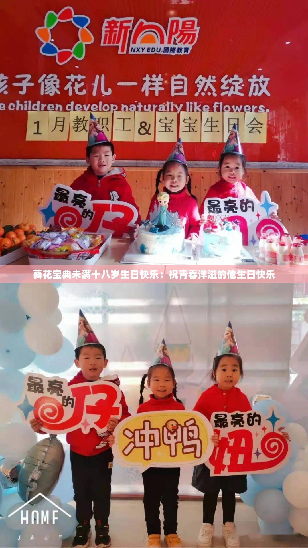葵花宝典未满十八岁生日快乐：祝青春洋溢的他生日快乐