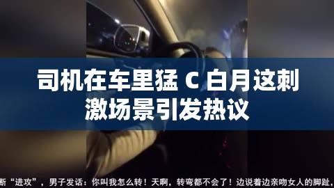司机在车里猛 C 白月这刺激场景引发热议
