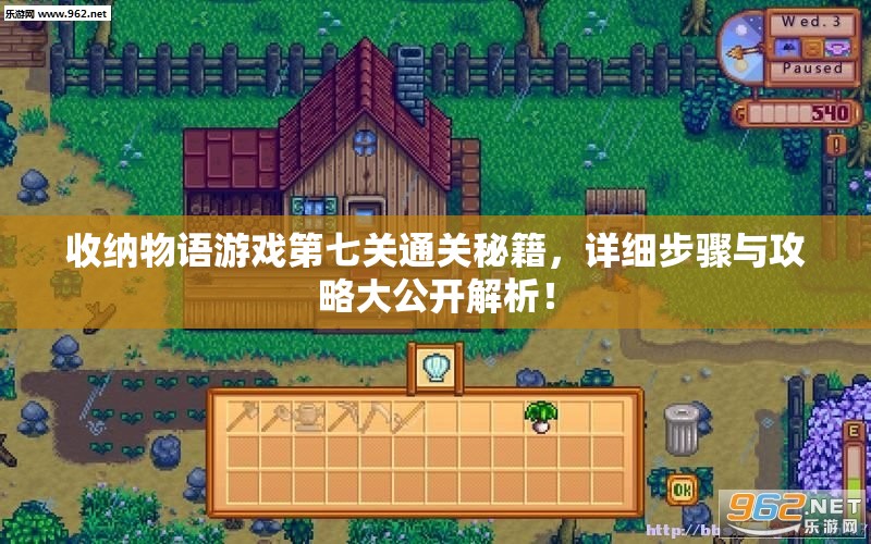 收纳物语游戏第七关通关秘籍，详细步骤与攻略大公开解析！