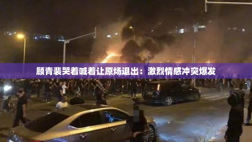 顾青裴哭着喊着让原炀退出：激烈情感冲突爆发