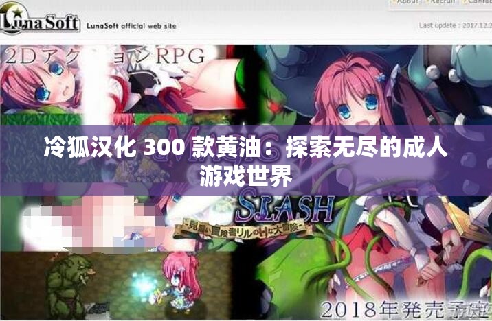 冷狐汉化 300 款黄油：探索无尽的成人游戏世界