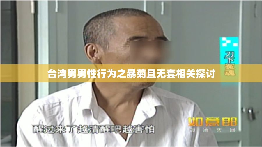 台湾男男性行为之暴菊且无套相关探讨