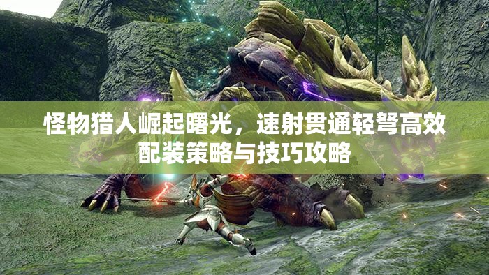 怪物猎人崛起曙光，速射贯通轻弩高效配装策略与技巧攻略
