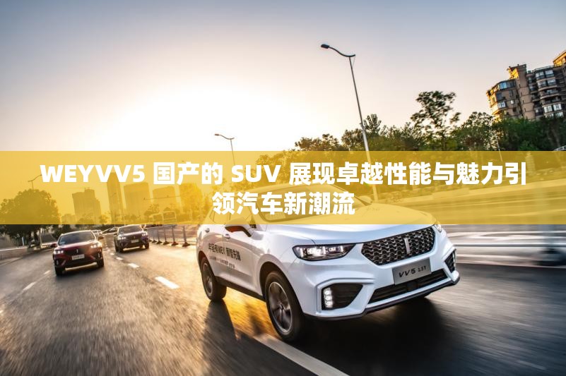 WEYVV5 国产的 SUV 展现卓越性能与魅力引领汽车新潮流