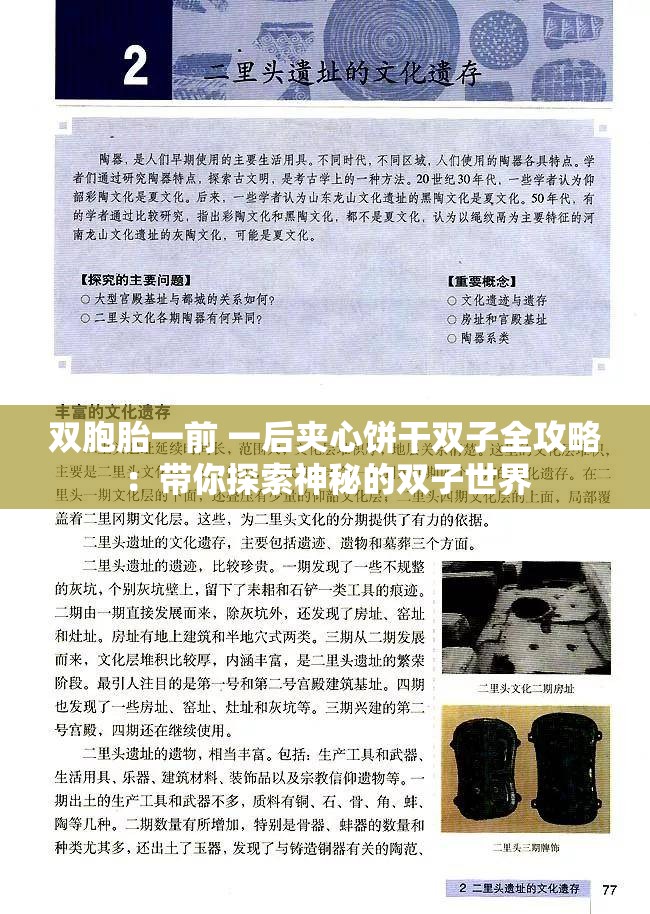 双胞胎一前 一后夹心饼干双子全攻略：带你探索神秘的双子世界