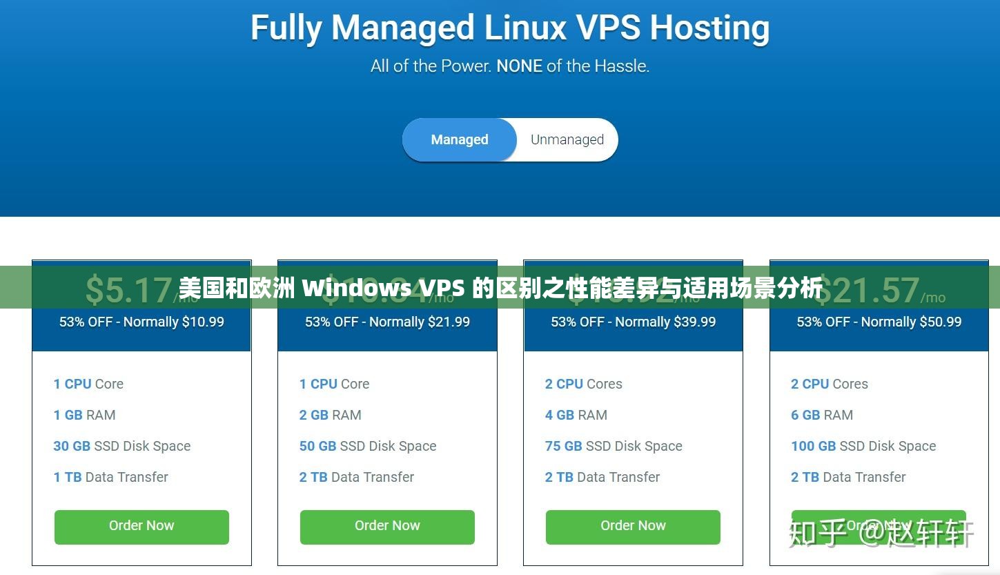美国和欧洲 Windows VPS 的区别之性能差异与适用场景分析
