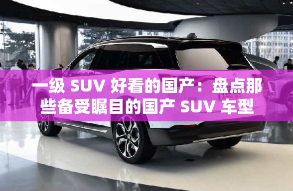一级 SUV 好看的国产：盘点那些备受瞩目的国产 SUV 车型