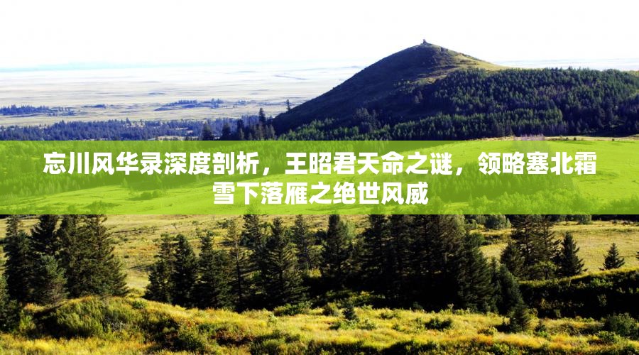 忘川风华录深度剖析，王昭君天命之谜，领略塞北霜雪下落雁之绝世风威