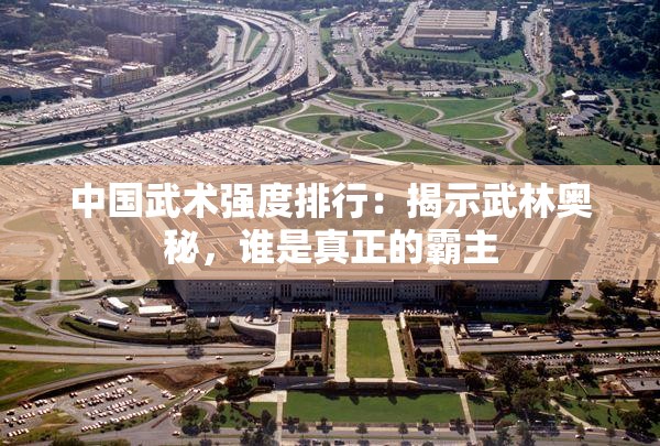 中国武术强度排行：揭示武林奥秘，谁是真正的霸主
