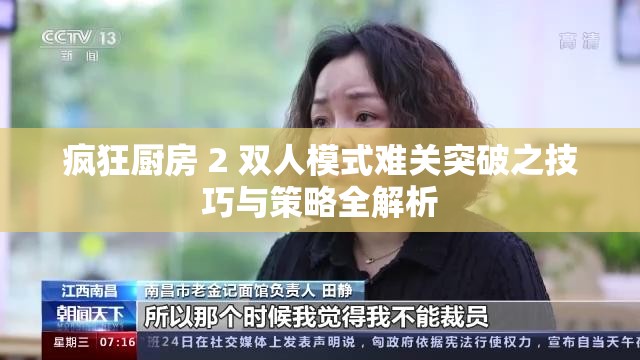 疯狂厨房 2 双人模式难关突破之技巧与策略全解析