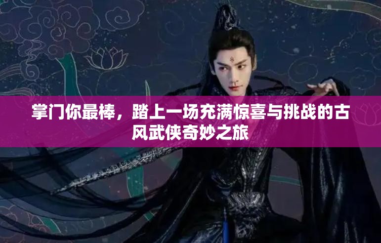 掌门你最棒，踏上一场充满惊喜与挑战的古风武侠奇妙之旅