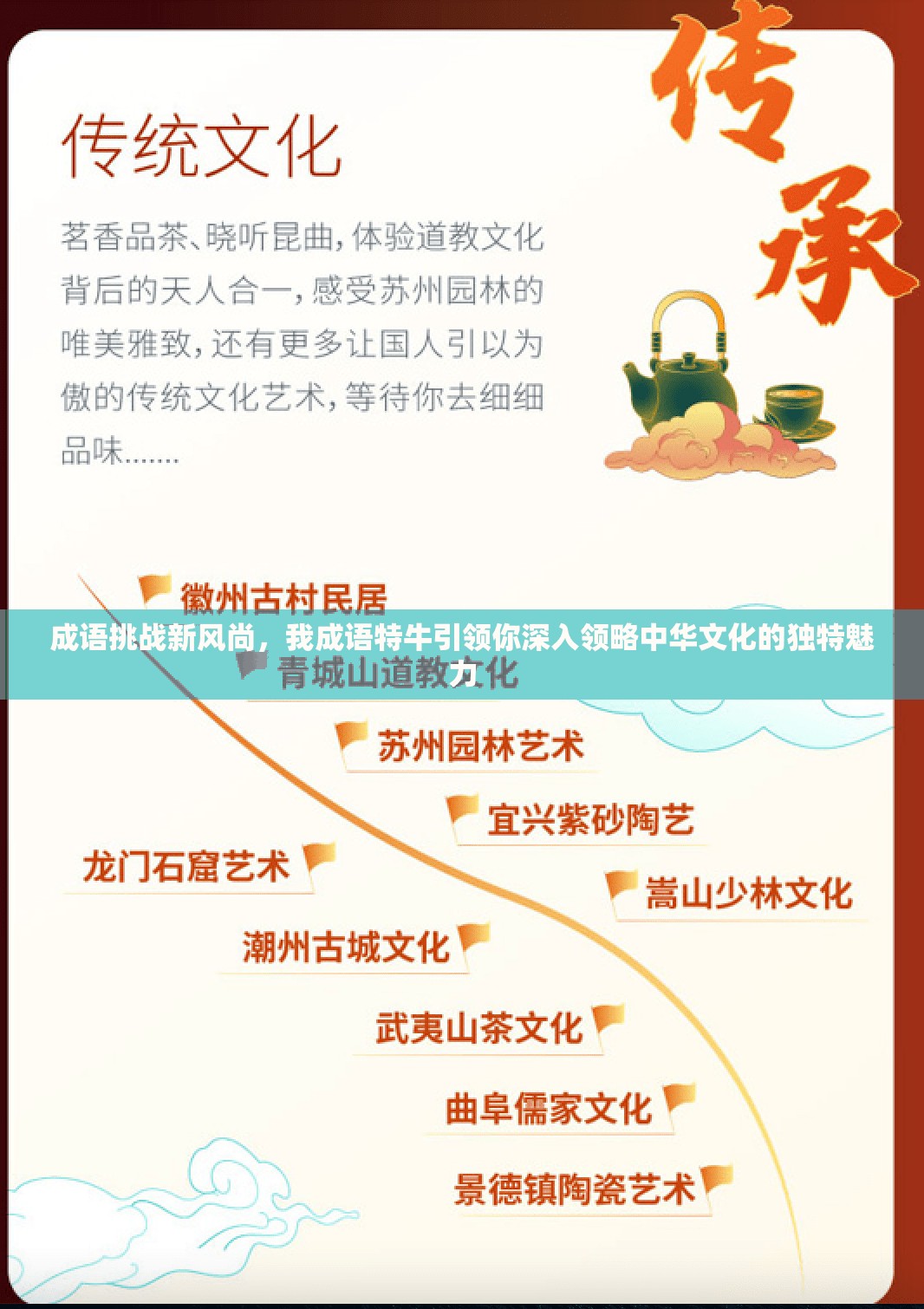 成语挑战新风尚，我成语特牛引领你深入领略中华文化的独特魅力