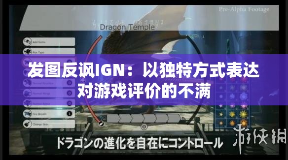 发图反讽IGN：以独特方式表达对游戏评价的不满