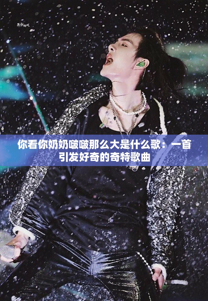 你看你奶奶啵啵那么大是什么歌：一首引发好奇的奇特歌曲