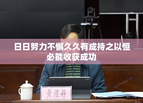 日日努力不懈久久有成持之以恒必能收获成功