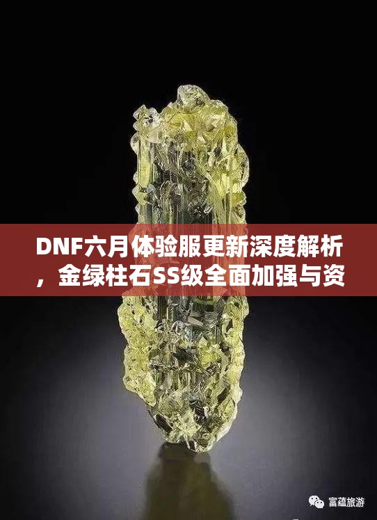 DNF六月体验服更新深度解析，金绿柱石SS级全面加强与资源管理策略