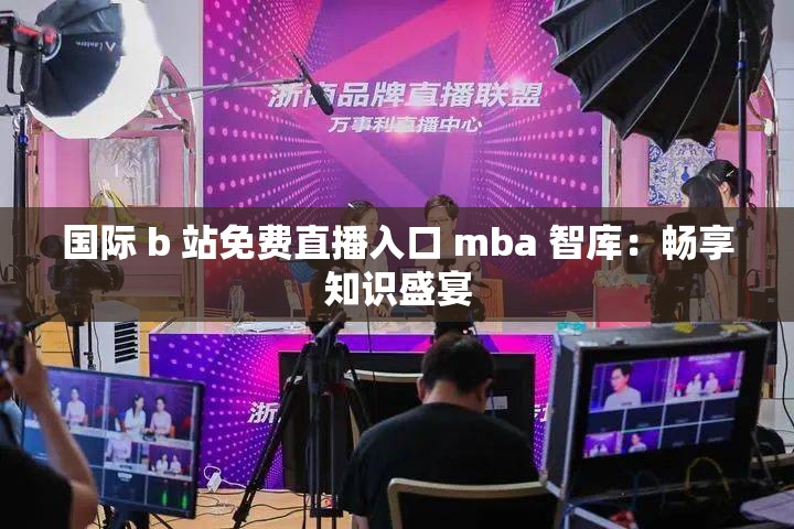 国际 b 站免费直播入口 mba 智库：畅享知识盛宴