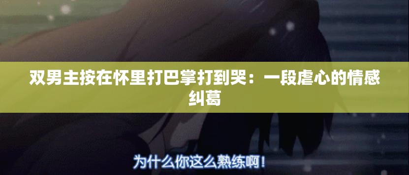 双男主按在怀里打巴掌打到哭：一段虐心的情感纠葛