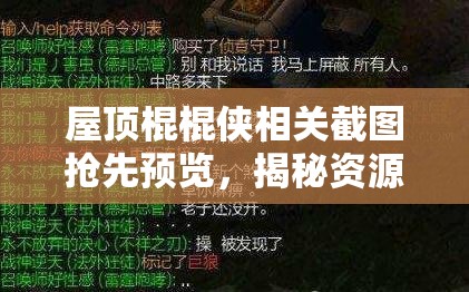 屋顶棍棍侠相关截图抢先预览，揭秘资源管理背后的艺术与技巧