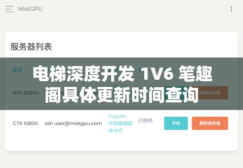电梯深度开发 1V6 笔趣阁具体更新时间查询
