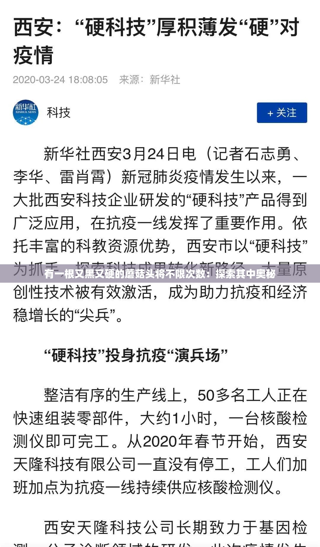 有一根又黑又硬的蘑菇头将不限次数：探索其中奥秘