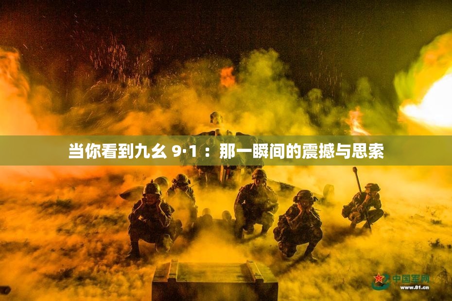 当你看到九幺 9·1 ：那一瞬间的震撼与思索