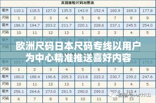 欧洲尺码日本尺码专线以用户为中心精准推送喜好内容