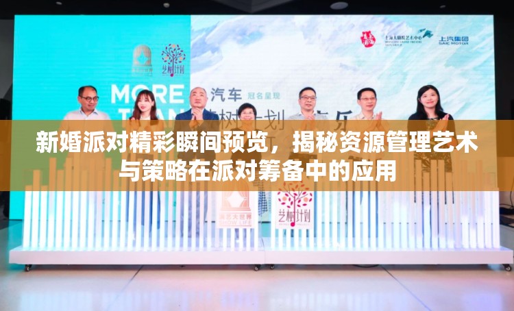 新婚派对精彩瞬间预览，揭秘资源管理艺术与策略在派对筹备中的应用