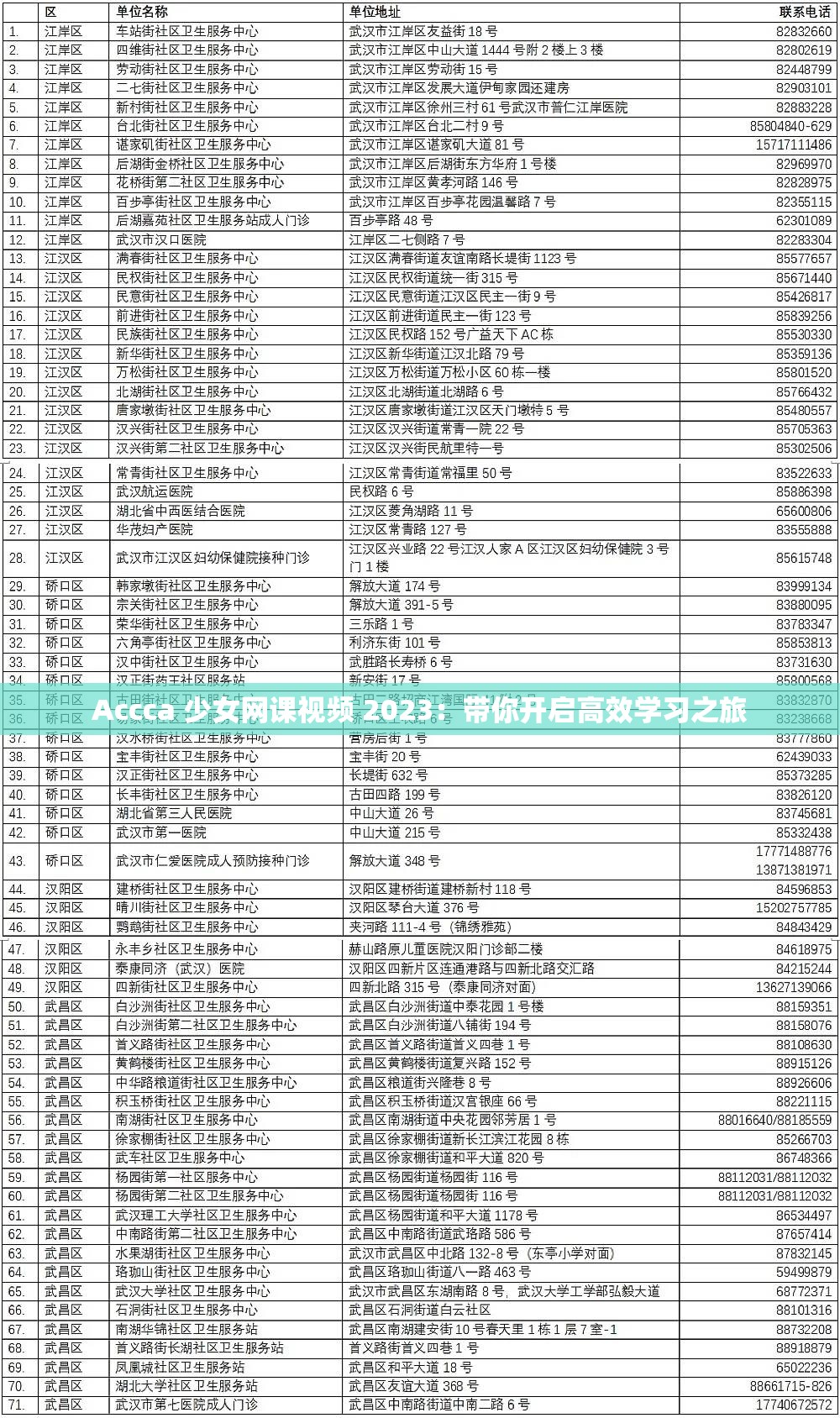 Accca 少女网课视频 2023：带你开启高效学习之旅