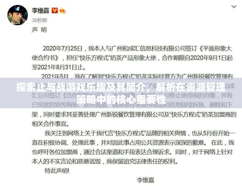 探索止与战游戏乐趣及其简介，解析在资源管理策略中的核心重要性