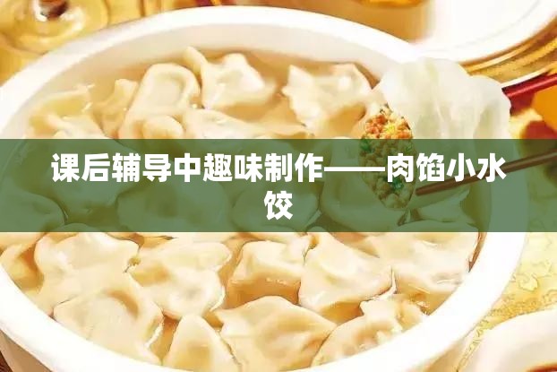 课后辅导中趣味制作——肉馅小水饺