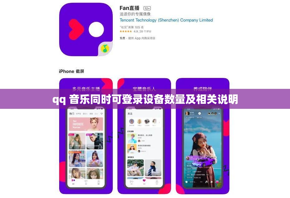 qq 音乐同时可登录设备数量及相关说明