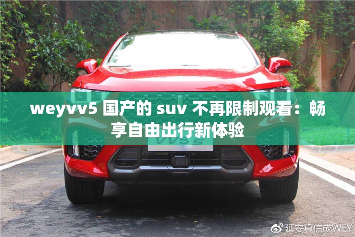 weyvv5 国产的 suv 不再限制观看：畅享自由出行新体验