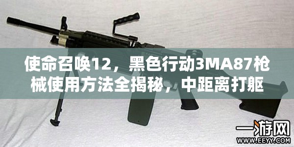 使命召唤12，黑色行动3MA87枪械使用方法全揭秘，中距离打躯干，远距离爆头
