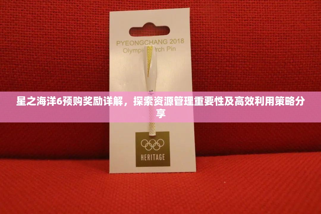 星之海洋6预购奖励详解，探索资源管理重要性及高效利用策略分享