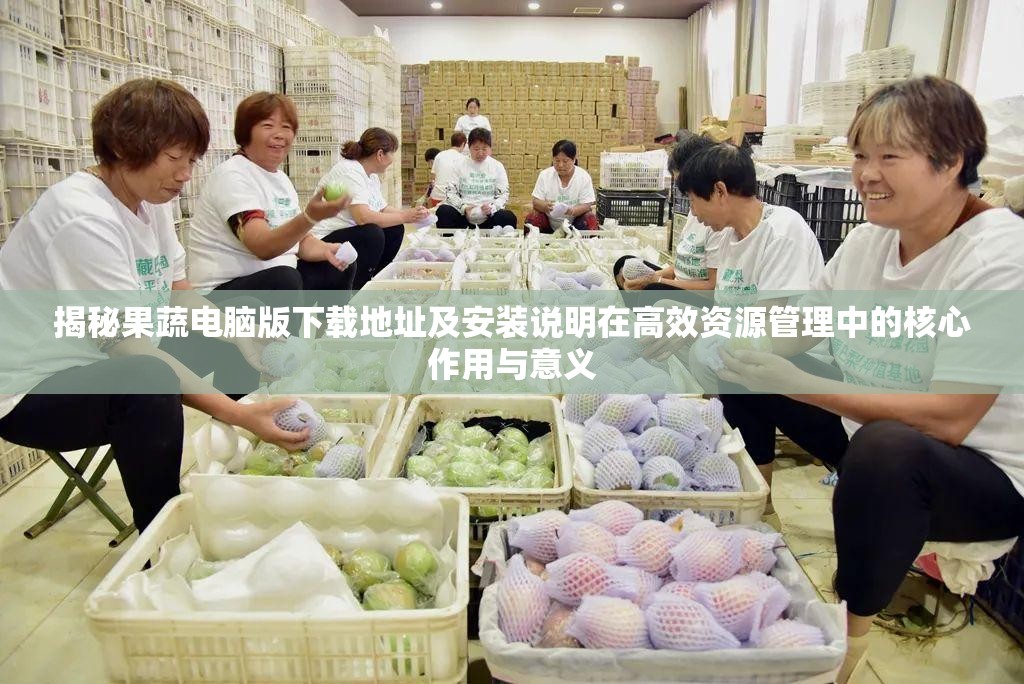 揭秘果蔬电脑版下载地址及安装说明在高效资源管理中的核心作用与意义