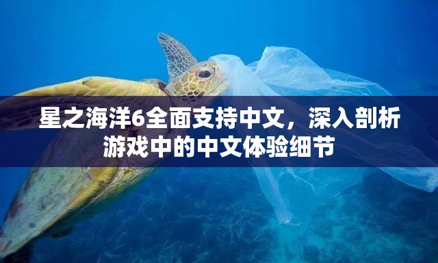 星之海洋6全面支持中文，深入剖析游戏中的中文体验细节