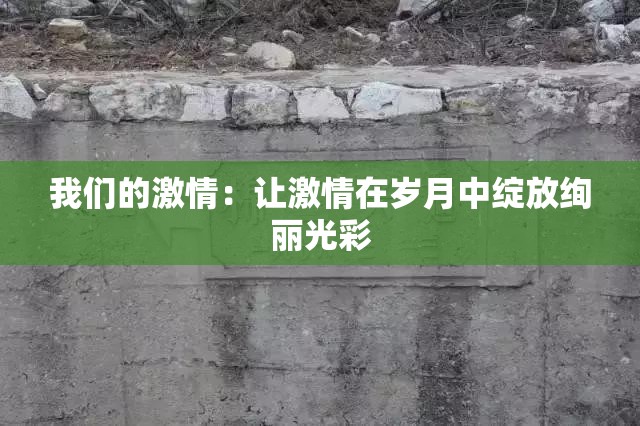 我们的激情：让激情在岁月中绽放绚丽光彩